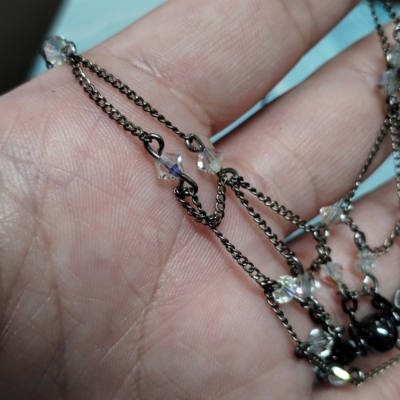 925 Vintage Spider Web Necklace - Picture 6 of 7